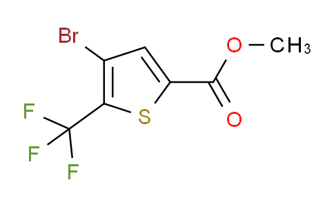1047635-95-9 | 2-Thiophenecarboxylic acid, 4-bromo-5-(trifluoromethyl)-, methyl ester