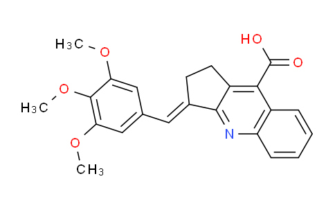 380574-32-3 | 3-[(3,4,5-トリメトキシフェニル)メチリデン]-1H,2H,3H-シクロペンタ[b]キノリン-9-カルボン酸