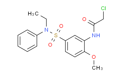 MCE50817 | 568543-65-7 | 2-chloro-N-{5-ethyl(phenyl)sulfamoyl-2-methoxyphenyl}acetamide
