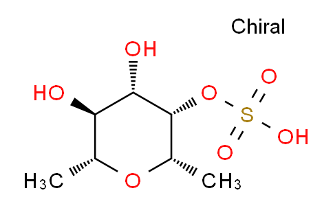2165969-58-2 | (2S,3S,4S,5S,6R)-4,5-Dihydroxy-2,6-dimethyltetrahydro-2H-pyran-3-yl hydrogen sulfate