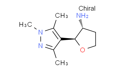 1808068-62-3 | Trans-2-(1,3,5-trimethylpyrazol-4-yl)tetrahydrofuran-3-amine