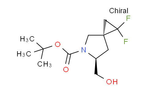 2306255-50-3 | tert-butyl (3R,6S)-2,2-difluoro-6-(hydroxymethyl)-5-azaspiro[2.4]heptane-5-carboxylate