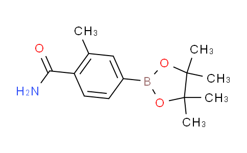 1246765-29-6 | 2-Methyl-4-(4,4,5,5-tetramethyl-1,3,2-dioxaborolan-2-yl)benzamide