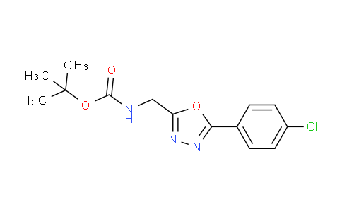 1030011-81-4 | 2-tert-Butyloxycarbonylaminomethyl-5-(4-chlorophenyl)-1,3,4oxadiazole