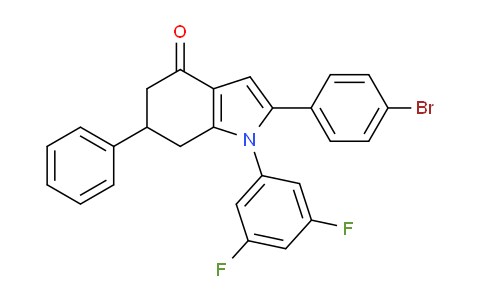 MCE76437 | 1022477-73-1 | 1-(3,5-Difluorophenyl)-2-(4-bromophenyl)-6-phenyl-5,6,7-trihydroindol-4-one