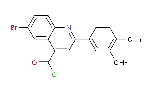 MCE77768 | 1160253-17-7 | 6-Bromo-2-(3,4-dimethylphenyl)quinoline-4-carbonyl chloride