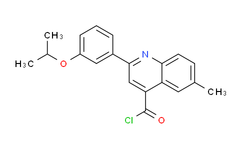 MCE78634 | 1160253-93-9 | 2-(3-Isopropoxyphenyl)-6-methylquinoline-4-carbonyl chloride