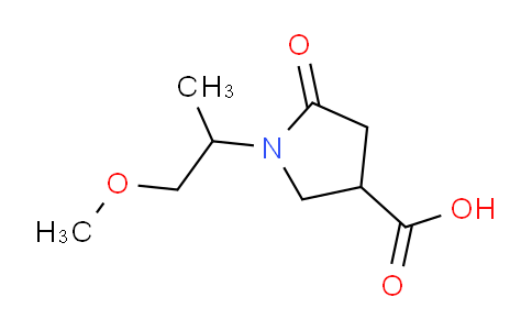 845546-30-7 | 1-(2-Methoxy-1-methyl-ethyl)-5-oxo-pyrrolidine-3-carboxylic acid