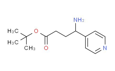 MCF05148 | 77742-30-4 | 4-Amino-4-pyridin-4-yl-butyric acid tert-butyl ester