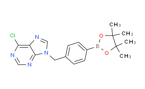 MCF18169 | 2490665-85-3 | (4-((6-Chloro-9H-purin-9-yl)methyl)-phenyl)boronic acid pinacol ester