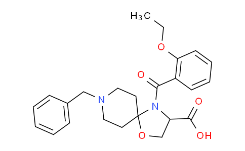 DYF29516 | 1326811-20-4 | 8-Benzyl-4-(2-ethoxybenzoyl)-1-oxa-4,8-diazaspiro[4.5]decane-3-carboxylic acid