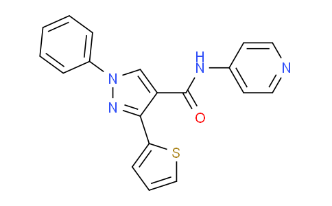 378786-16-4 | 1-苯基-N-(吡啶-4-基)-3-(噻吩-2-基)-1H-吡唑-4-甲酰胺