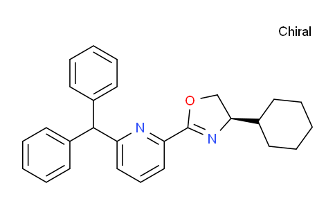 2828438-57-7 | (R)-2-(6-Benzhydrylpyridin-2-yl)-4-cyclohexyl-4,5-dihydrooxazole
