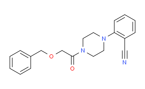 DYF56867 | 1242443-29-3 | 2-(4-(2-(Benzyloxy)acetyl)piperazin-1-yl)benzonitrile