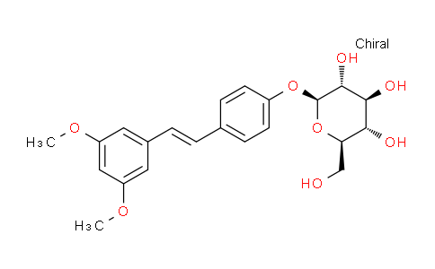 38967-99-6 | (2S,3R,4S,5S,6R)-2-(4-((E)-3,5-二甲氧基苯乙烯基)苯氧基)-6-(羟甲基)四氢-2H-吡喃-3,4,5-三醇
