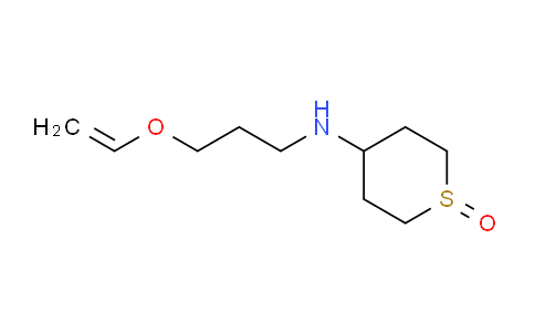 MCF59900 | 1249500-78-4 | 4-((3-(Vinyloxy)propyl)amino)tetrahydro-2H-thiopyran 1-oxide