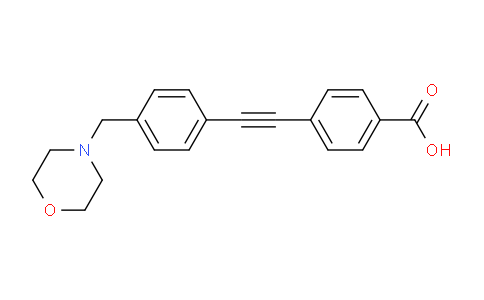 1093191-61-7 | 4-((4-(Morpholinomethyl)phenyl)ethynyl) benzoic acid