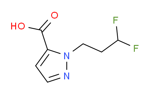 MCF63487 | 1784571-39-6 | 2-(3,3-Difluoropropyl)pyrazole-3-carboxylic acid