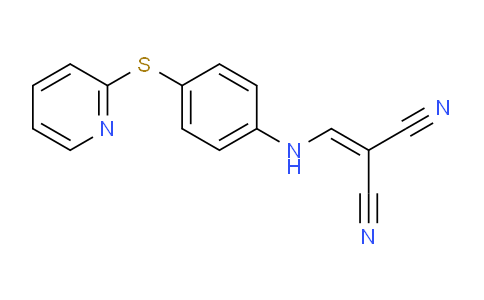 1024259-72-0 | (((4-(2-Pyridylthio)phenyl)amino)methylene)methane-1,1-dicarbonitrile