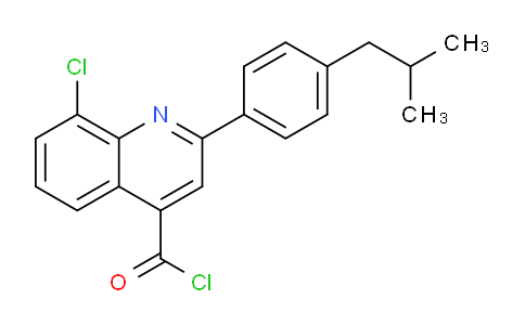 1160256-33-6 | 8-Chloro-2-(4-isobutylphenyl)quinoline-4-carbonyl chloride
