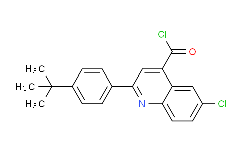 1160263-21-7 | 2-(4-Tert-butylphenyl)-6-chloroquinoline-4-carbonyl chloride