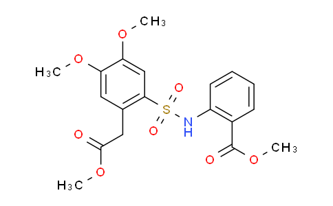 497061-14-0 | Methyl 2-(4,5-dimethoxy-2-(((2-(methoxycarbonyl)phenyl)amino)sulfonyl)phenyl)acetate