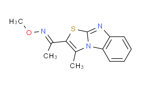 478063-08-0 | 1-(3-甲基[1,3]噻唑并[3,2-A][1,3]苯并咪唑-2-基)-1-乙酮 O-甲基肟
