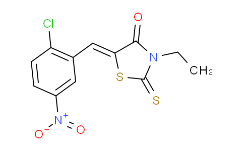 MCG15132 | 299904-13-5 | 5-((2-Chloro-5-nitrophenyl)methylene)-3-ethyl-2-thioxo-1,3-thiazolidin-4-one