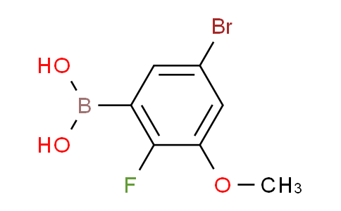 2377610-06-3 | 5-Bromo-2-fluoro-3-methoxyphenylboronic acid