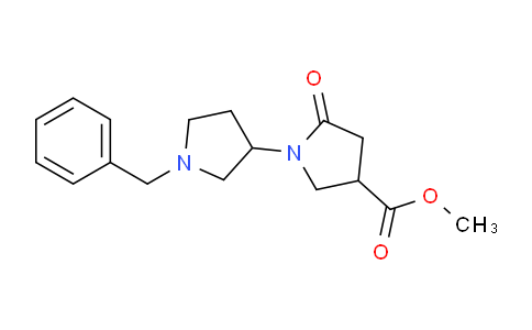 1355334-40-5 | Methyl 1-(1-benzylpyrrolidin-3-yl)-5-oxopyrrolidine-3-carboxylate