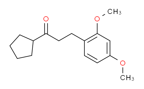 625445-85-4 | 1-cyclopentyl-3-(2,4-dimethoxyphenyl)propan-1-one