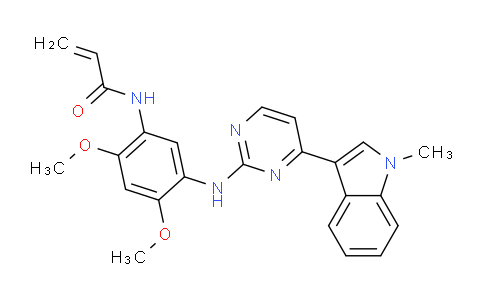 1942853-18-0 | 2-Propenamide, N-[2,4-dimethoxy-5-[[4-(1-methyl-1H-indol-3-yl)-2-pyrimidinyl]amino]phenyl]-