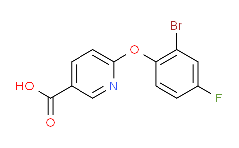 953901-37-6 | 6-(2-溴-4-氟苯氧基)-3-吡啶甲酸