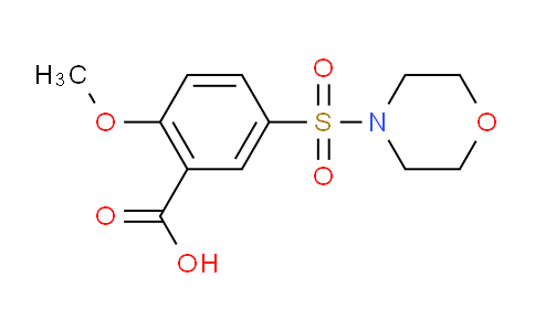 MCG62566 | 168890-59-3 | 2-methoxy-5-(morpholine-4-sulfonyl)benzoic acid