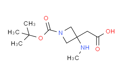 1700502-86-8 | 2-{1-[(tert-butoxy)carbonyl]-3-(methylamino)azetidin-3-yl}acetic acid