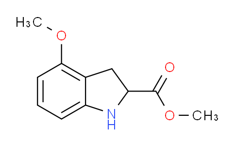 899825-81-1 | 1H-Indole-2-carboxylic acid, 2,3-dihydro-4-methoxy-, methyl ester