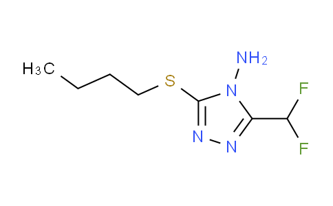 MCH00208 | 886496-06-6 | 3-(butylthio)-5-(difluoromethyl)-4H-1,2,4-triazol-4-amine