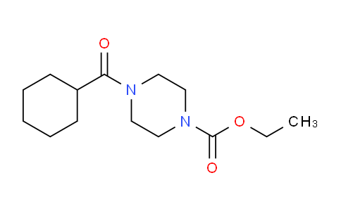 676334-70-6 | ethyl 4-(cyclohexylcarbonyl)piperazine-1-carboxylate
