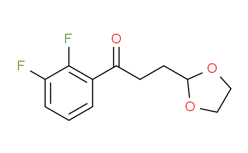 MCH16176 | 2565819-37-4 | 1-Propanone, 1-(2,3-difluorophenyl)-3-(1,3-dioxolan-2-yl)-