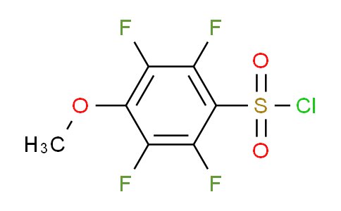 CAS No. 40586-69-4, 2,3,5,6-Tetrafluoro-4-Methoxybenzene-1-Sulfonyl Chloride