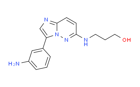 1012344-07-8 | 3-{[3-(3-aminophenyl)imidazo[1,2-b]pyridazin-6-yl]amino}propan-1-ol