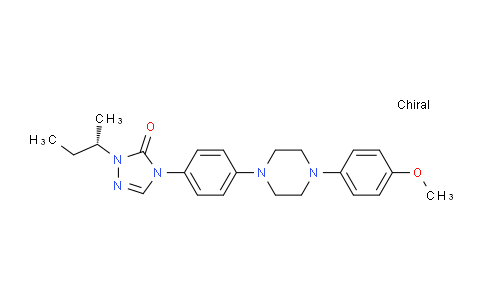 153896-47-0 | 2-[(2S)-butan-2-yl]-4-{4-[4-(4-methoxyphenyl)piperazin-1-yl]phenyl}-2,4-dihydro-3H-1,2,4-triazol-3-one