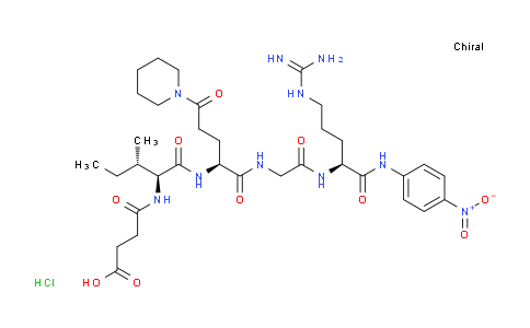 1379822-04-4 | N-(3-carboxy-1-oxopropyl)-L-isoleucyl-5-oxo-5-(1-piperidinyl)-L-norvalylglycyl-N-(4-nitrophenyl)-L-argininamide, monohydrochloride