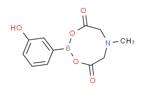 1257724-90-5 | 2-(3-Hydroxyphenyl)-6-methyl-1,3,6,2-dioxazaborocane-4,8-dione