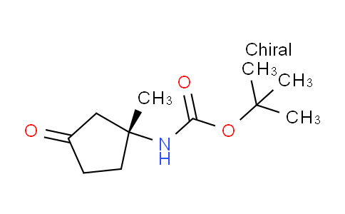 1638744-80-5 | tert-butyl N-[(1R)-1-methyl-3-oxocyclopentyl]carbamate