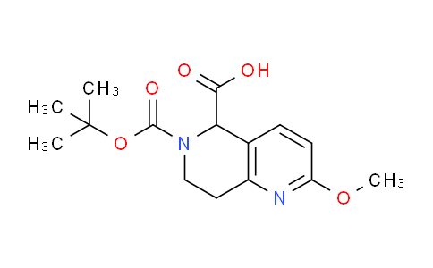 1644237-02-4 | 6-tert-butoxycarbonyl-2-methoxy-7,8-dihydro-5H-1,6-naphthyridine-5-carboxylic acid