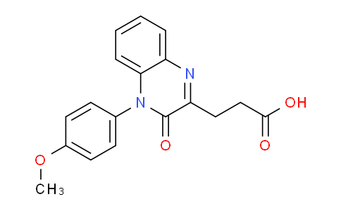 DYH71243 | 721426-17-1 | 3-[4-(4-methoxyphenyl)-3-oxo-3,4-dihydroquinoxalin-2-yl]propanoic acid