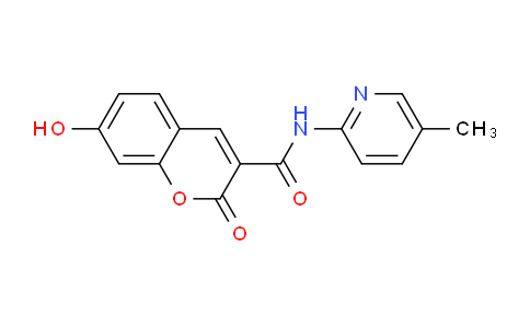 MCH85480 | 484022-75-5 | 7-hydroxy-N-(5-methylpyridin-2-yl)-2-oxo-2H-chromene-3-carboxamide
