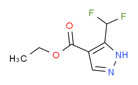 CAS No. 151733-96-9, ethyl 5-(difluoromethyl)-1H-pyrazole-4-carboxylate