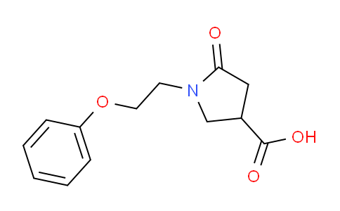 361985-22-0 | 5-Oxo-1-(2-phenoxyethyl)pyrrolidine-3-carboxylic acid
